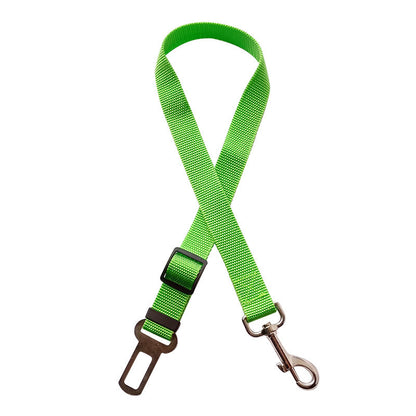 Adjustable Pet Car Seat Belt – Safety Harness Clip for Dogs & Cats