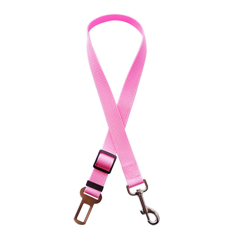 Adjustable Pet Car Seat Belt – Safety Harness Clip for Dogs & Cats