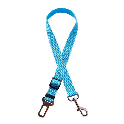 Adjustable Pet Car Seat Belt – Safety Harness Clip for Dogs & Cats