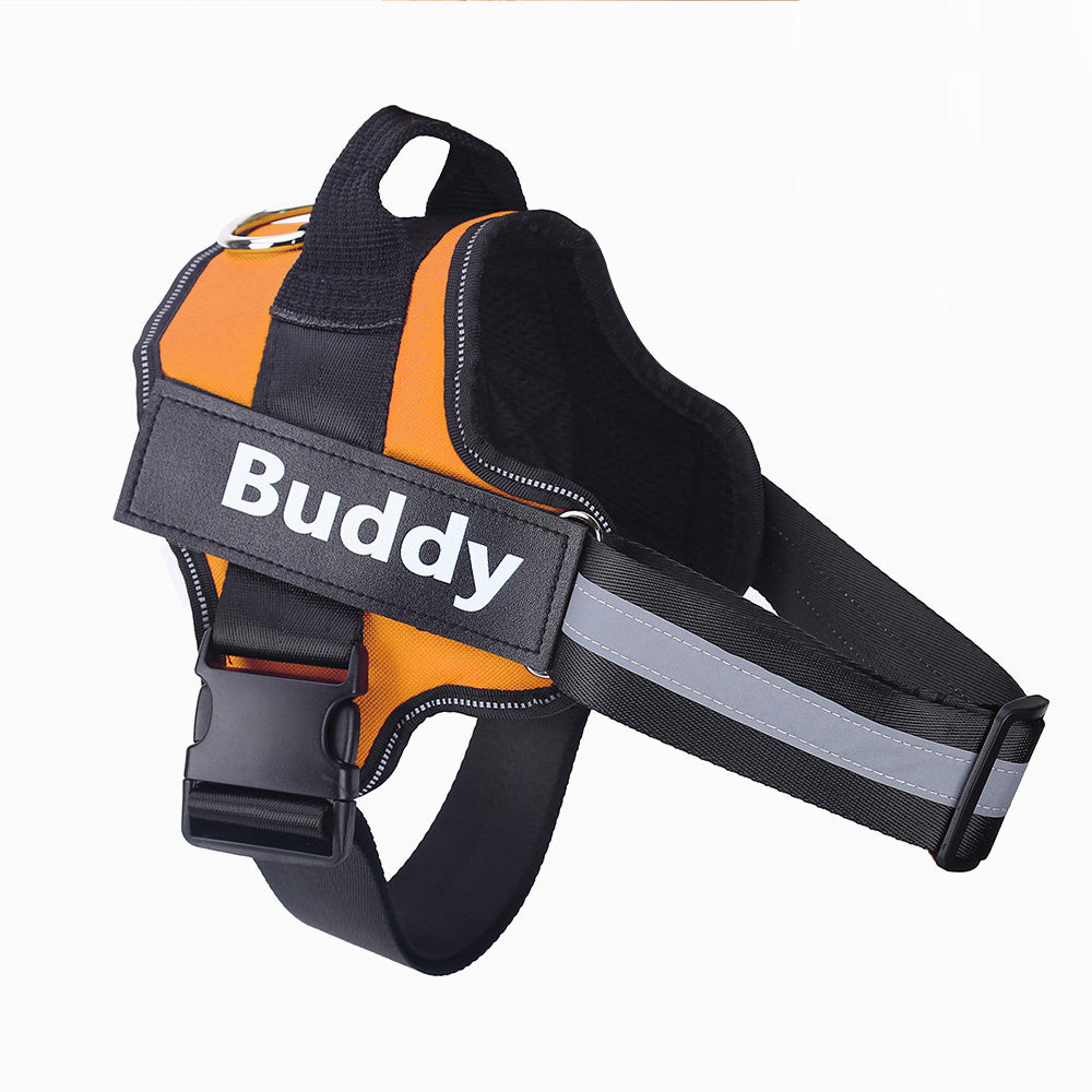Custom No-Pull Reflective Dog Harness – Adjustable, Breathable Pet Vest