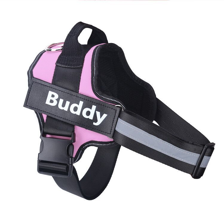 Custom No-Pull Reflective Dog Harness – Adjustable, Breathable Pet Vest