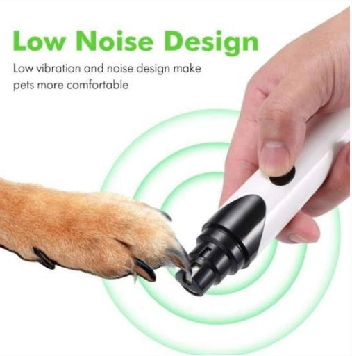 Electric Nail Clippers for Dogs & Cats – Safe & Silent Trimmer