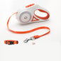 Retractable Dog Leash with Collar & LED Spotlight – For Small & Medium Pets