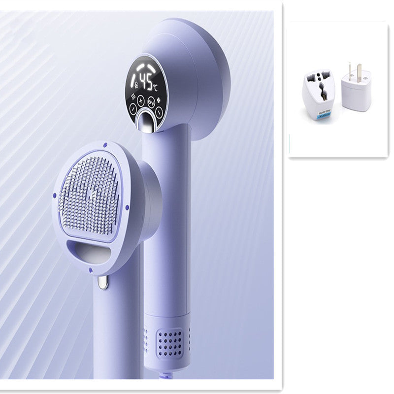 Smart Pet Hair Dryer & Grooming Comb – Quiet & Safe Drying for Dogs & Cats