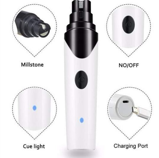 Electric Nail Clippers for Dogs & Cats – Safe & Silent Trimmer