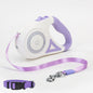 Retractable Dog Leash with Collar & LED Spotlight – For Small & Medium Pets