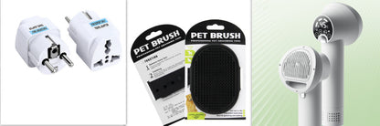 Smart Pet Hair Dryer & Grooming Comb – Quiet & Safe Drying for Dogs & Cats